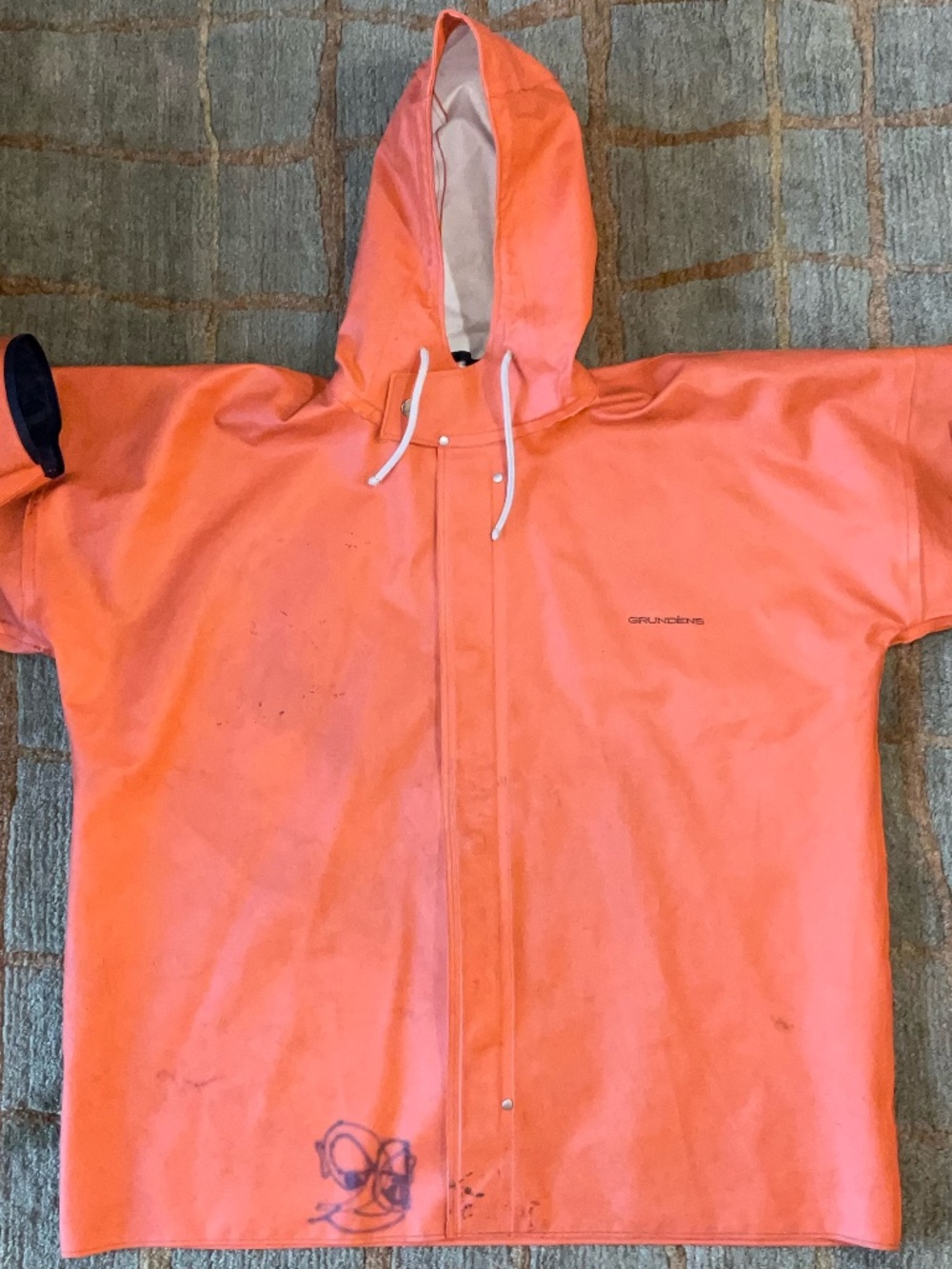 Grundens- XL-Orange-Brigg 44 Parka Jacket